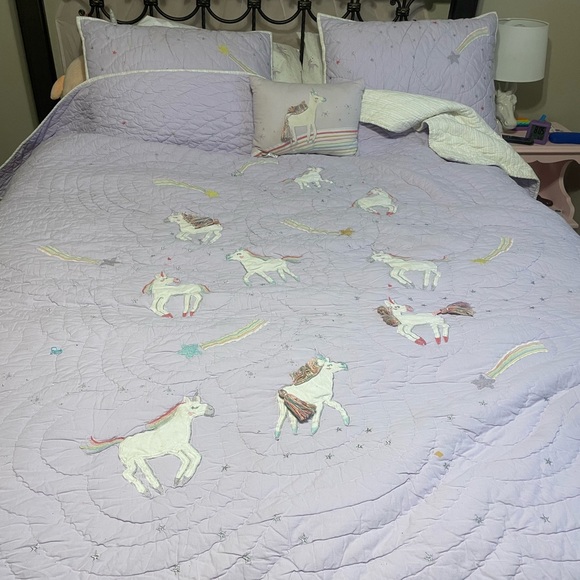 Pottery Barn Kids Bedding Pottery Barn Purple Unicorn Bedding Queen